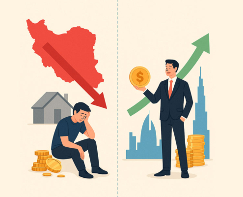 ضرر کوچک در ایران و سودهای بزرگ در دبی