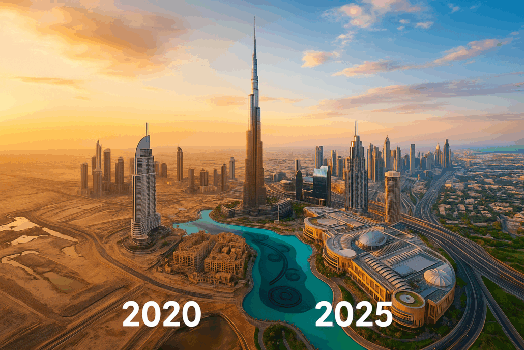 تغییرات دبی از 2020 تا 2025