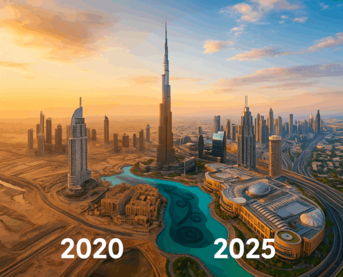 تغییرات دبی از 2020 تا 2025