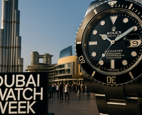 نمایشگاه هفته ساعت دبی در برج خلیفه