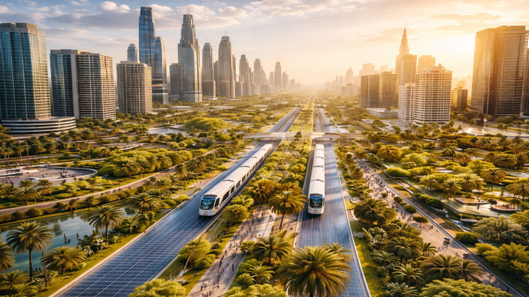 Dubai Green Spine؛ سبزترین بزرگراه جهان