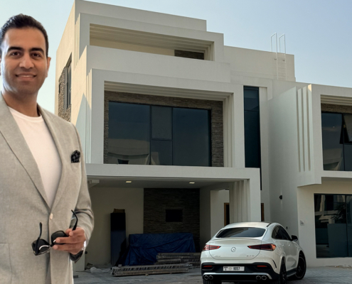 ویلای لوکس گلف دبی با ویو دریاچه و زمین گلف