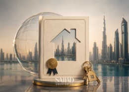 تصویر مفهومی Title Deed یا سند مالکیت ملک در دبی
